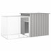 Chicken Cage Grey 200x91x100 Cm Galvanised Steel Oiopal