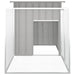 Chicken Cage Grey 200x91x100 Cm Galvanised Steel Oiopal