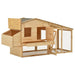 Chicken Cage Solid Pine Wood Oibkop