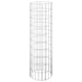 Circular Gabion Pole Galvanised Steel ø30x100 Cm Opxbox