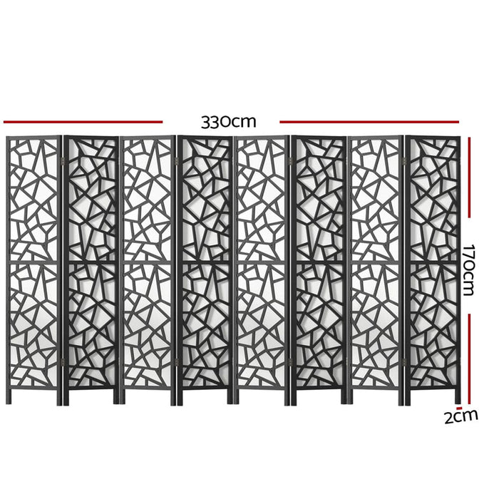 Clover Room Divider Screen Privacy Wood Dividers Stand 8