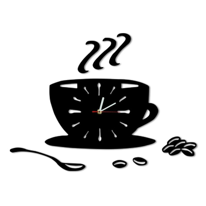 Coffee Beans Mirror wall Clock