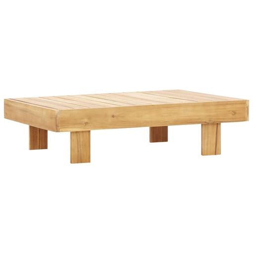 Coffee Table 100x60x25 Cm Solid Acacia Wood Aixia