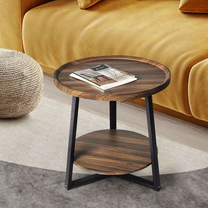Coffee Table Bedside Tables Nightstand Lamp Storage Steel
