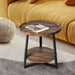 Coffee Table Bedside Tables Nightstand Lamp Storage Steel