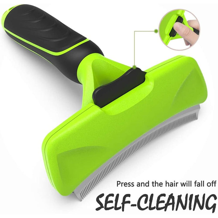 Comfortable Anti-slip Handle Self Cleaning Dog Grooming