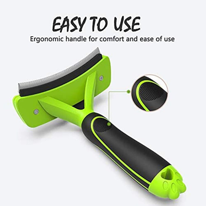 Comfortable Anti-slip Handle Self Cleaning Dog Grooming