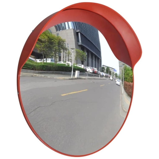 Convex Traffic Mirror Pc Plastic Orange 60 Cm Oaolno