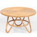 Crocus Rattan Round Coffee Table 80cm - Natural