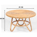 Crocus Rattan Round Coffee Table 80cm - Natural