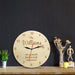 Custom Family Name Wooden Wall Clock