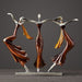 Dancing Couple Sculpture Resin Abstract Lovers Statue