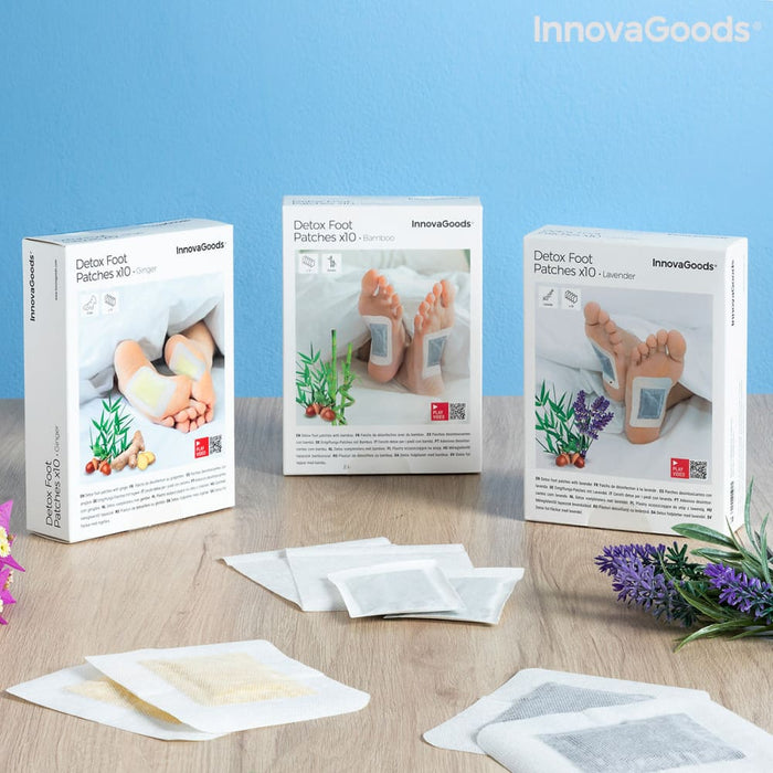 Detox Foot Patches Lavender Innovagoods 10units