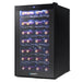 Devanti Wine Cooler 28 Bottles Glass Door Beverage