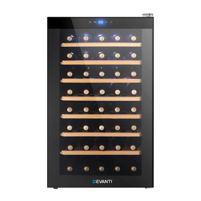 Devanti Wine Cooler Compressor Fridge Chiller Storage