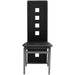 Dining Chairs 4 Pcs Black Faux Leather Gl55265