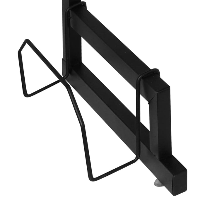 Dish Drying Rack Over Sink Stainless Steel Black Drainer