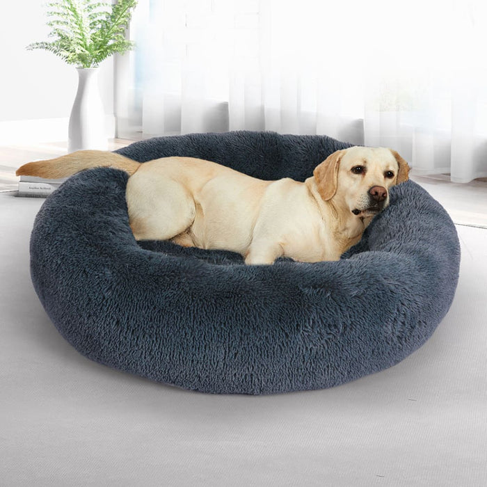 Goslash Picks Pet Bed Cat Dog Donut Nest Calming Kennel