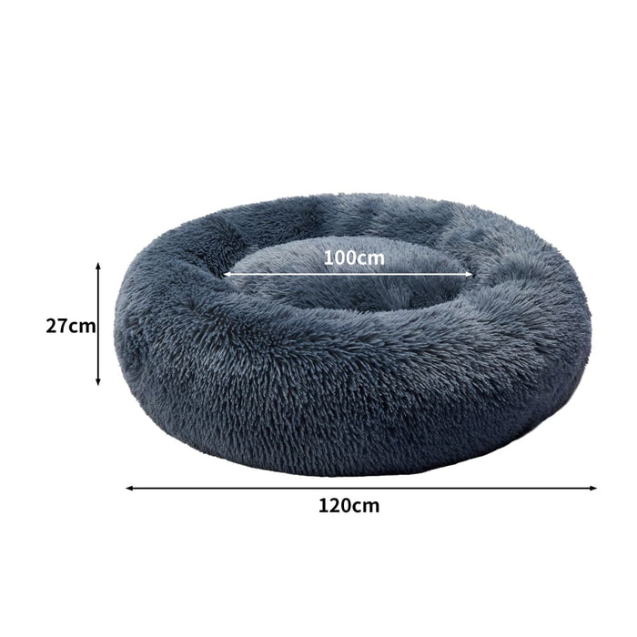 Goslash Picks Pet Bed Cat Dog Donut Nest Calming Kennel