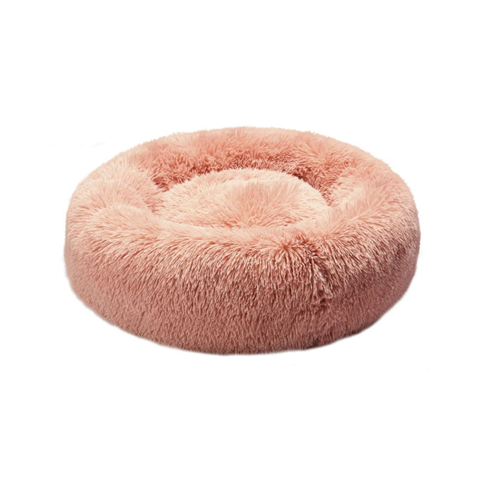 Pet Bed Cat Dog Donut Nest Calming Kennel Cave Deep