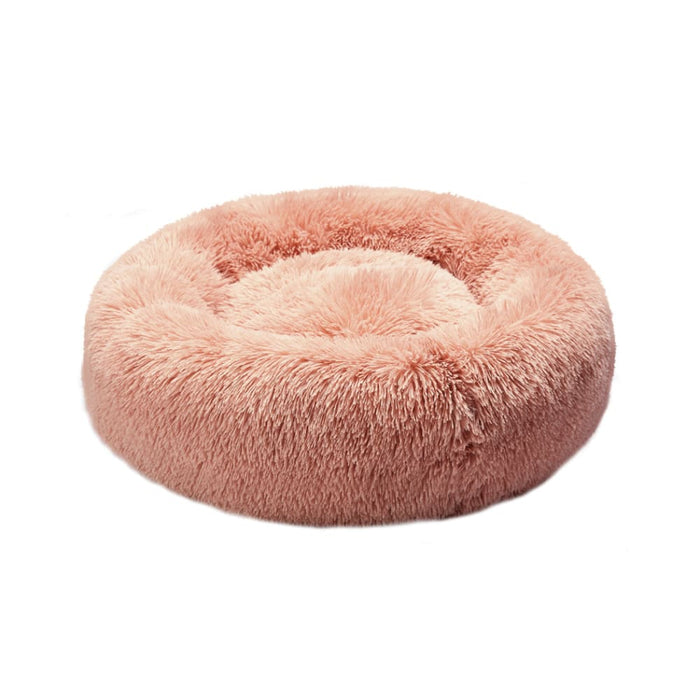 Pet Bed Cat Dog Donut Nest Calming Kennel Cave Deep