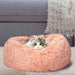 Pet Bed Cat Dog Donut Nest Calming Kennel Cave Deep