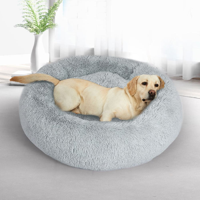 Goslash Picks Pet Bed Cat Dog Donut Nest Calming Kennel