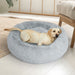 Goslash Picks Pet Bed Cat Dog Donut Nest Calming Kennel