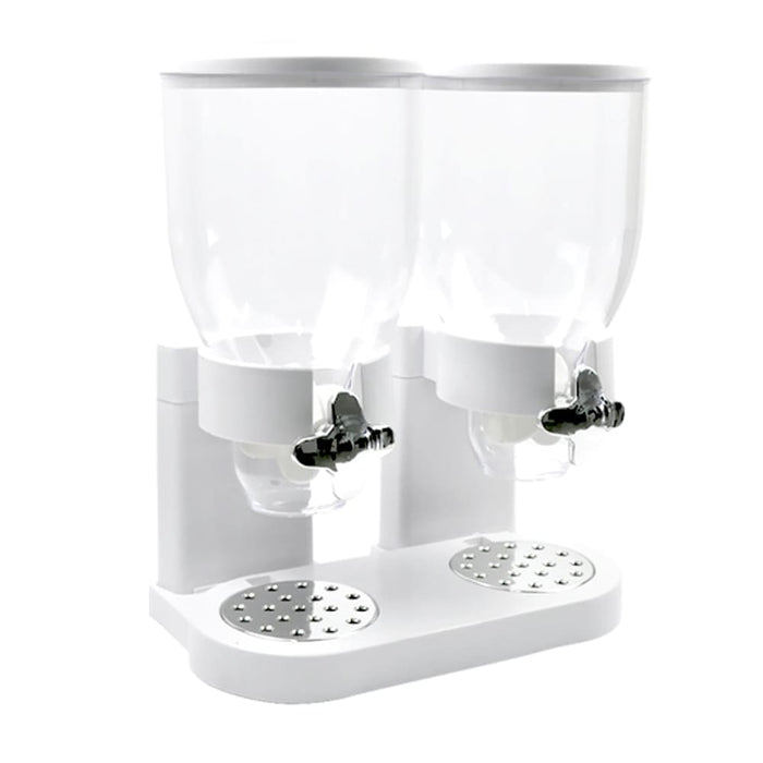 Goslash Picks Double Cereal Dispenser Dry Food Storage