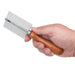 Double-sided Stainless Steel Comfortable Wooden Handle