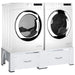 Double Washing And Drying Machine Pedestal With Drawers