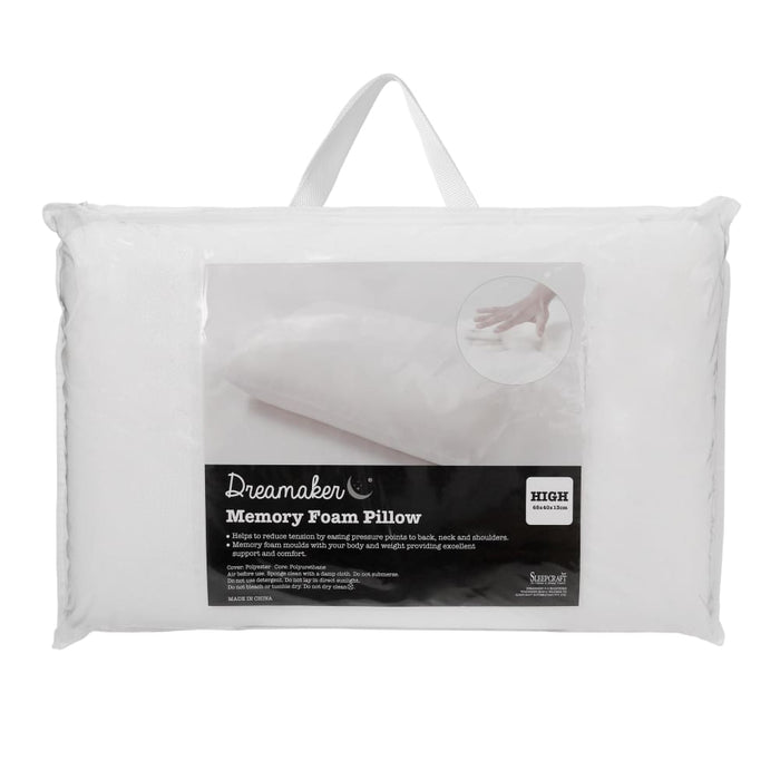 Dreamaker Memory Foam Pillow High Profile