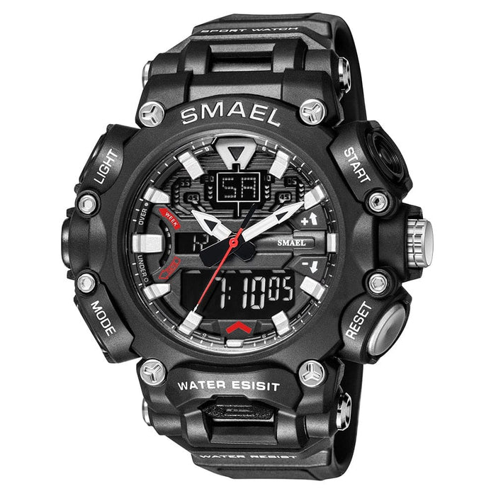 Dual Display Analog Digital Military Sport Wristwatch