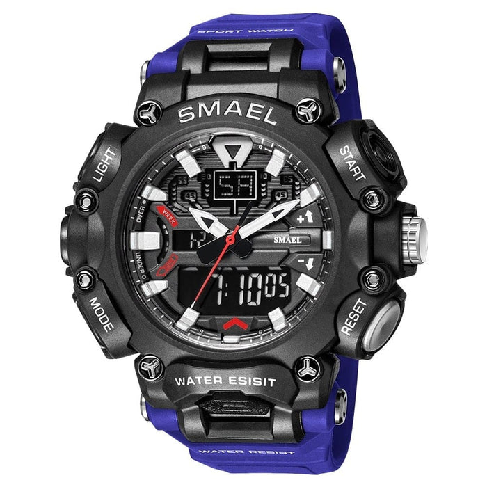 Dual Display Analog Digital Military Sport Wristwatch