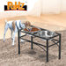 Dual Elevated Raised Pet Dog Feeder Bowl Stainless Steel