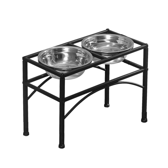 Goslash Picks Dual Elevated Raised Pet Dog Puppy Feeder