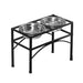 Goslash Picks Dual Elevated Raised Pet Dog Puppy Feeder