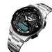 Dual Time Display Digital Wristwatch