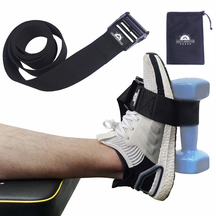 Dumbbell & Nordic Hamstring Curl Strap