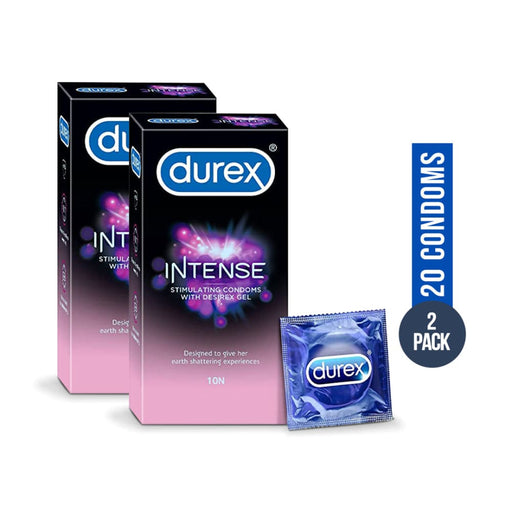 Nz Local Stock- Durex Intense Stimulating Condoms - 20 Pack