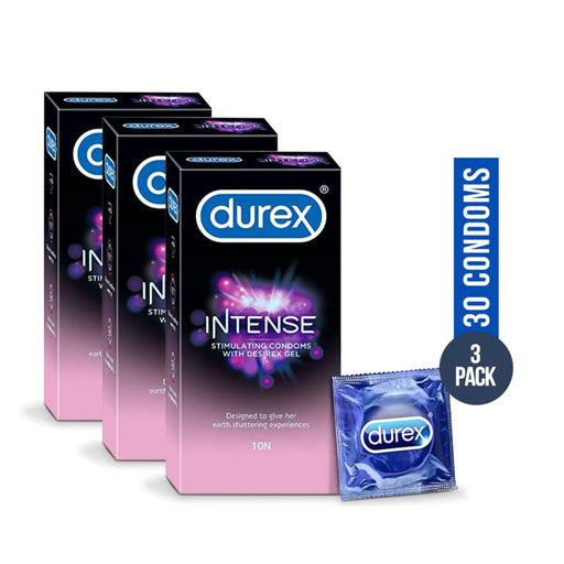 Nz Local Stock- Durex Intense Stimulating Condoms - 30 Pack