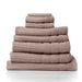 Eden Egyptian Cotton 600gsm 8 Piece Luxury Bath Towels Set