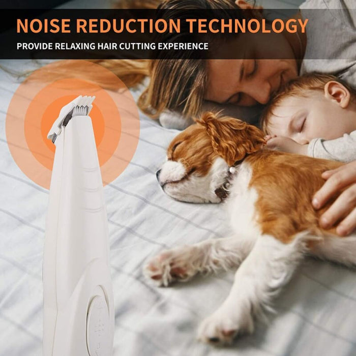 Electric Cordless Usb Rechargeable Low Noise Pet Grooming