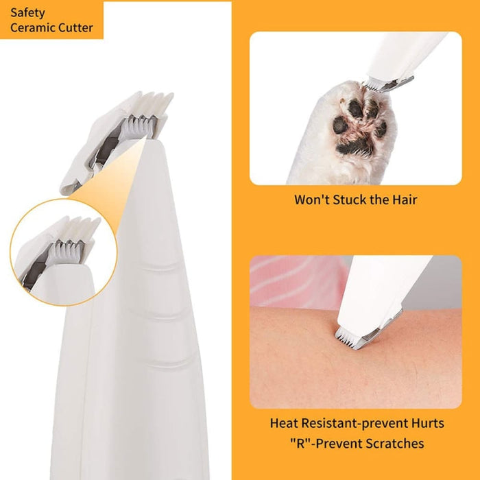 Electric Cordless Usb Rechargeable Low Noise Pet Grooming