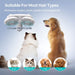 Electric Dual Head Self-cleaning Dog Grooming Comb Gently