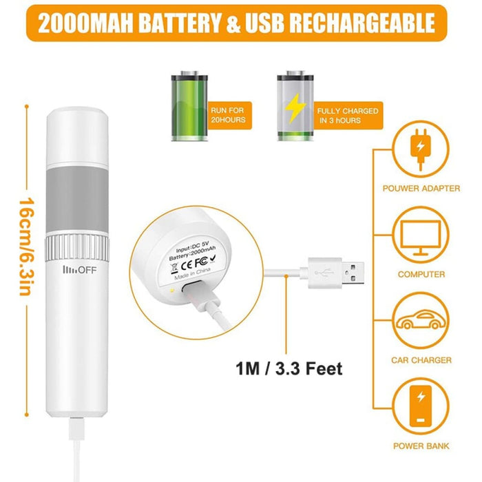 Electric Powerful Rechargeable Stepless Speed Regulation