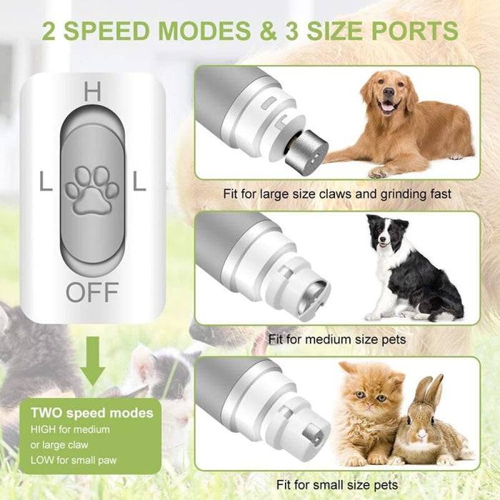 Electric Usb Rechargeable Low Noise Painless Dog Grooming