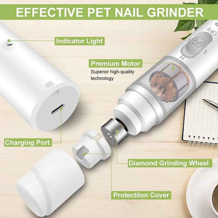 Electric Usb Rechargeable Low Noise Painless Dog Grooming