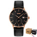 Elegant Design Simple Leather Strap Men’s Watch