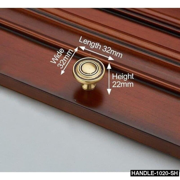 European Brass Gold Furniture Handle Pure Copper Kitchen